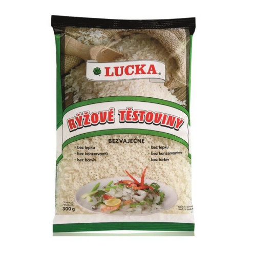 LUCKA ryžové cestoviny polievkové hviezdičky 300 g