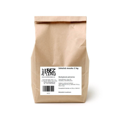 Jahelná mouka hladká 2 kg