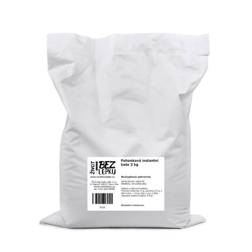 Pohánková kaša instantná natural 3 kg