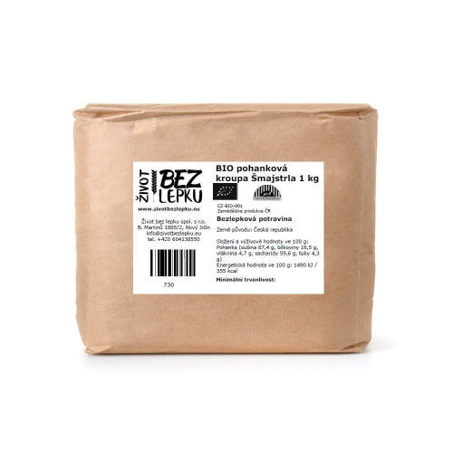 BIO pohánková krúpa Šmajstrla 1 kg
