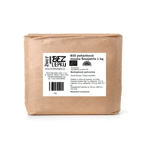 BIO pohánková múka Šmajstrla 1 kg