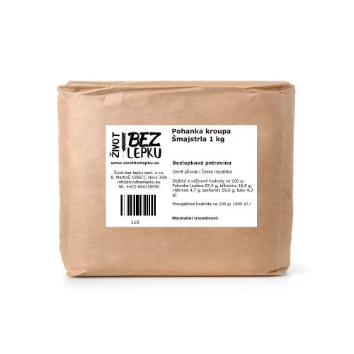 Pohánková krúpa Šmajstrla 1 kg