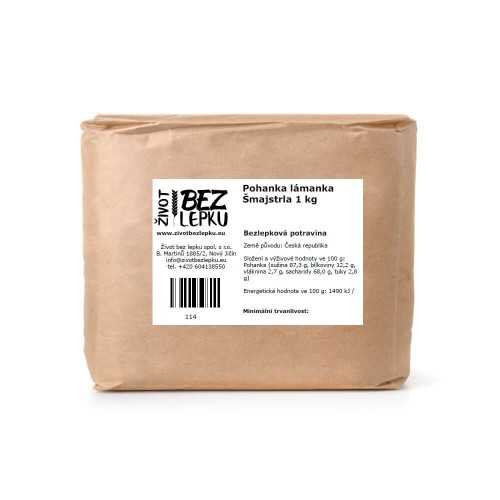 Pohánka lámanka Šmajstrla 1 kg