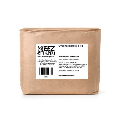 Ovsená múka 1 kg
