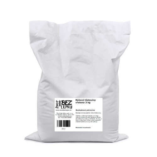 LUCKA rýžové těstoviny vřetena 3 kg