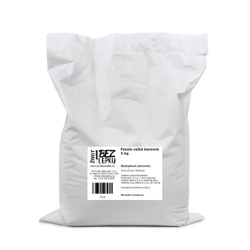 Fazole velká barevná 5 kg