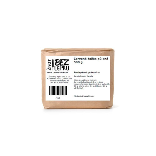 Čočka červená půlená 500 g