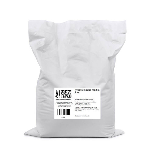 Rýžová mouka hladká 5 kg