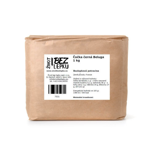 Čočka černá Beluga 1 kg