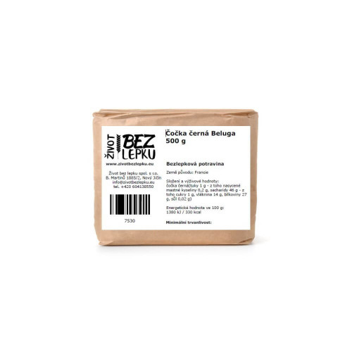 Čočka černá Beluga 500 g