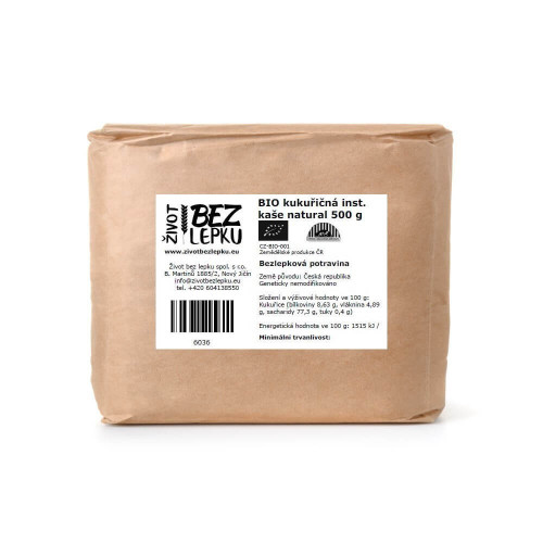 BIO kukuřičná instantní kaše 500 g