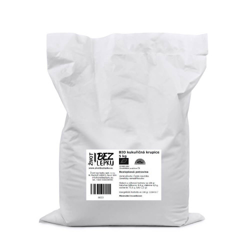 BIO kukuřičná krupice hrubá 5 kg