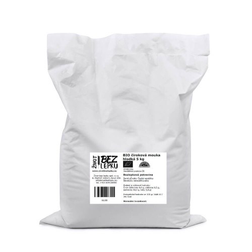 BIO čiroková múka hladká 5 kg