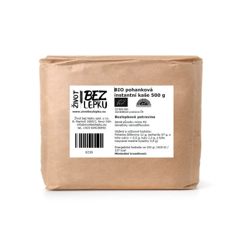 BIO pohanková kaše instantní natural 500 g