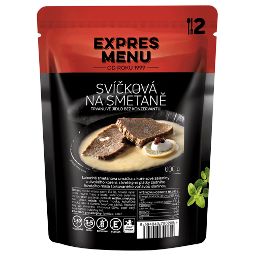 Sviečková na smotane 2 porcie EXPRES MENU 600 g