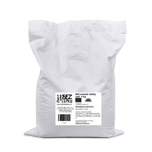 BIO ovsené vločky celé 5 kg