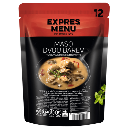 Mäso dvoch farieb 2 porcie EXPRES MENU 600 g