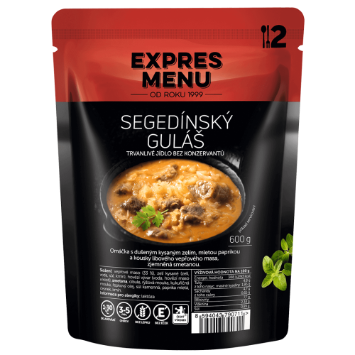 Segedínsky guláš 2 porcie EXPRES MENU 600 g