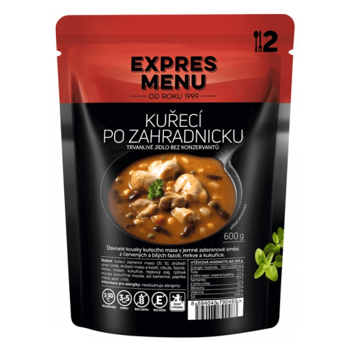 Kuřecí po zahradnicku 2 porce EXPRES MENU 600 g