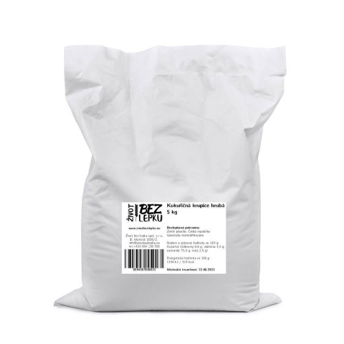 Kukuřičná krupice hrubá 5 kg