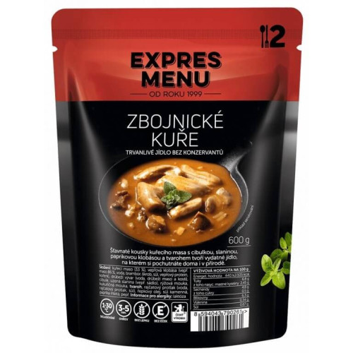 Zbojnícke kurča 2 porcie EXPRES MENU 600 g