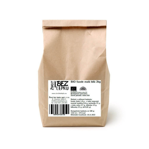 BIO fazole malá bílá 2 kg