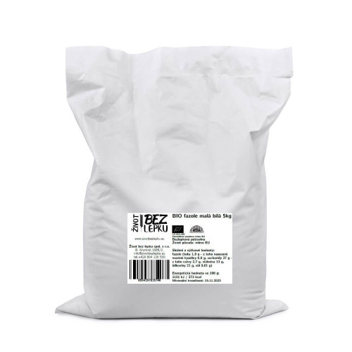 BIO fazuľa malá biela 5 kg