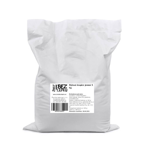 Rýžová krupice jemná 5 kg
