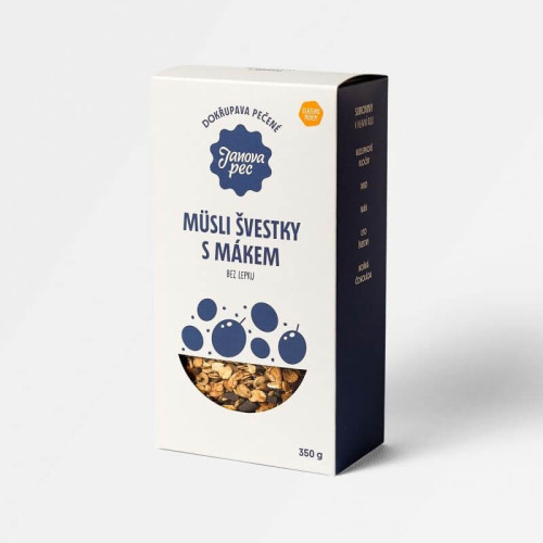 Slivky s makom pečené müsli 350 g