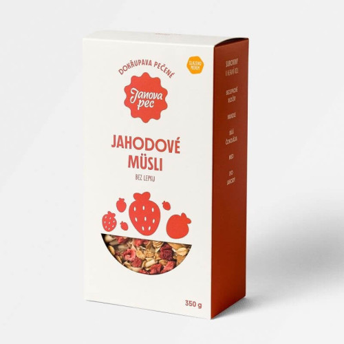Jahodové pečené müsli 350 g