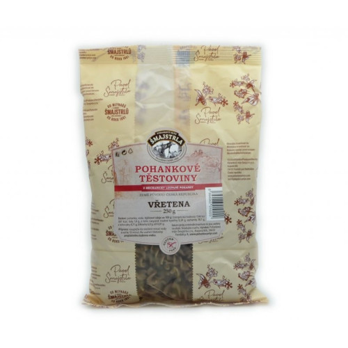 Pohánkové cestoviny vretena Šmajstrla 250 g