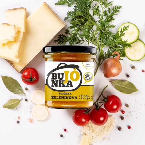 Bujónka zeleninová s horským sýrem 300 g