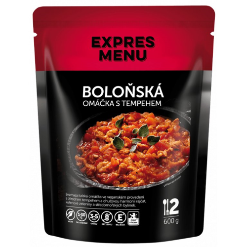 Bolonská omáčka s tempehom 2 porcie EXPRES MENU 600 g
