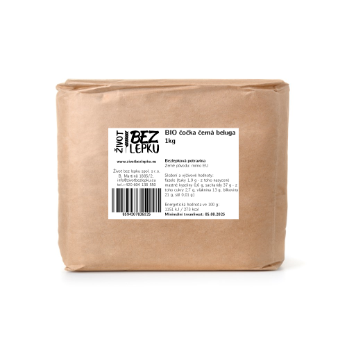 BIO šošovica čierna Beluga