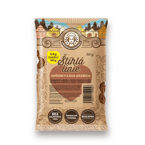 Štíhlá linie sušenky káva arabica 60g