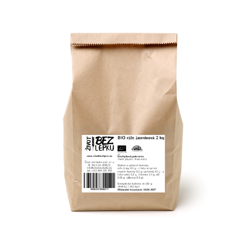BIO jasmínová rýže 2 Kg