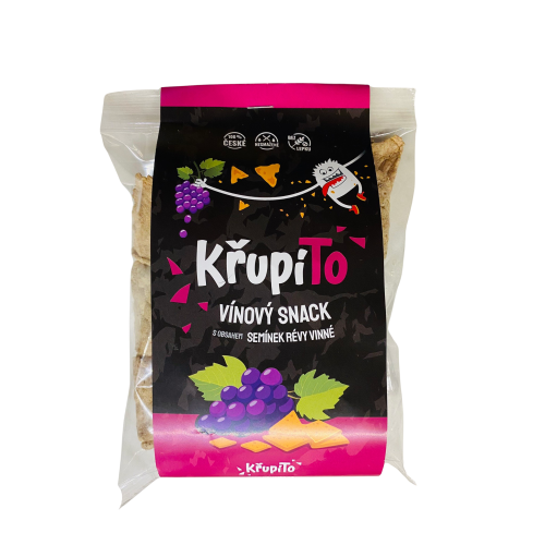 Kukuričné trojuholníčky -  vínový bezlepkový snack 50 g